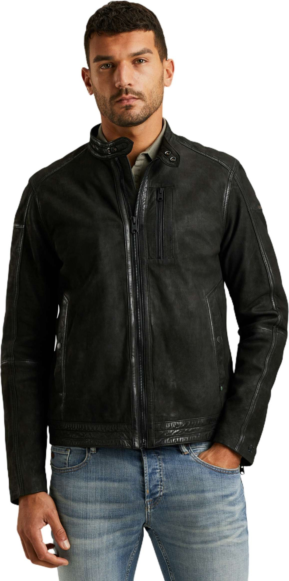 Cast Iron Short jacket SPEEDTURE RACER Sheep Black CLJ2502160-999