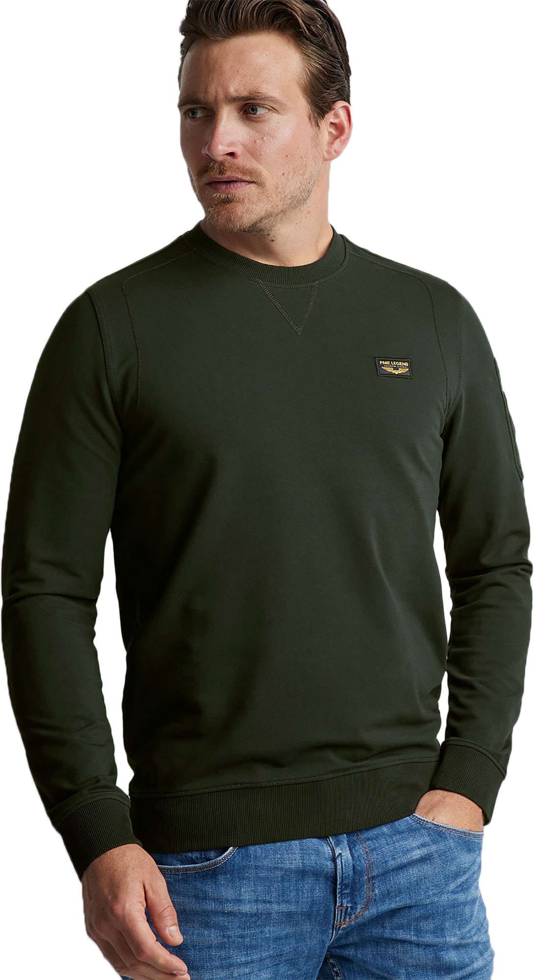 PME Legend Pullover in Dunkelbraun günstig kaufen