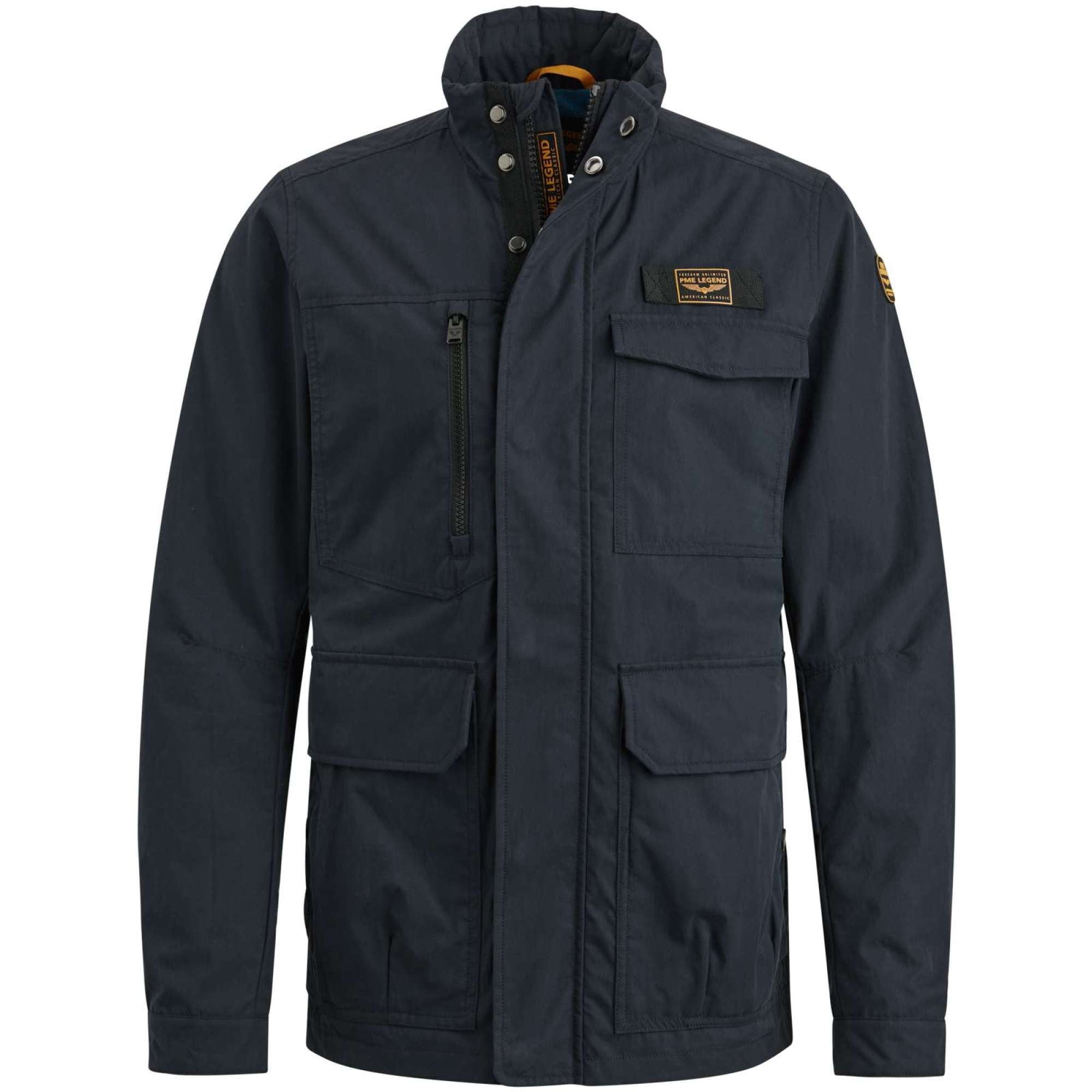 Blauwe PME LEGEND Vest ZIP JACKET COTTON KNIT