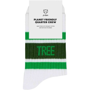 Quarter socks green treehugger