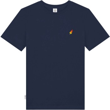 T-shirts blue rocket aplic