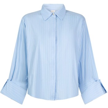 Elda stripe blouse cot 510 tl blue