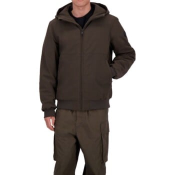 Padded Bomber Dark Coffee