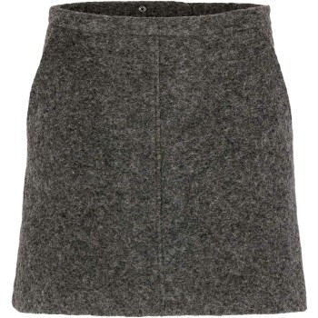 Lot woolen skirt dark grey melee