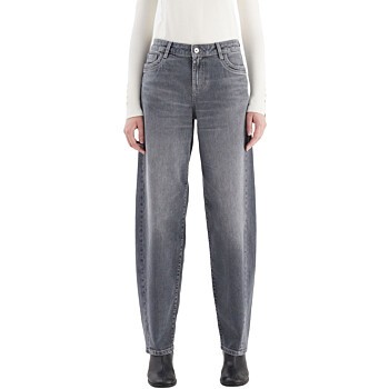 Beth cropped balloon jeans Dark Grey Vintage