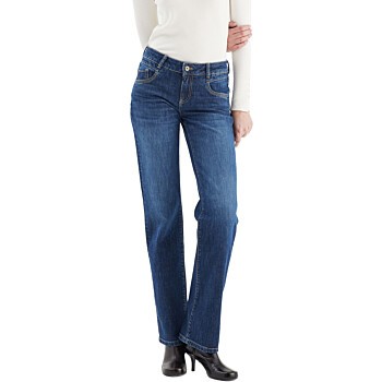 Diva regular straight jeans Dark Blue