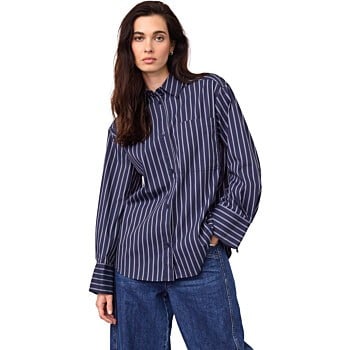 SomoCC Stripe Shirt Navy