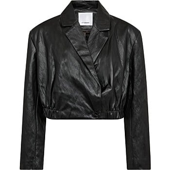 GittCC crop blazer black