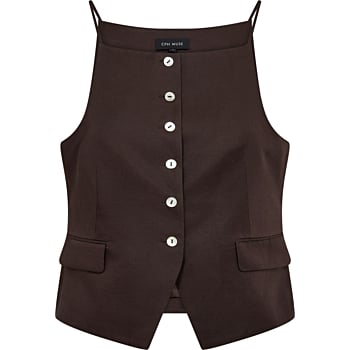 CMColleen waistcoat slimfit mulch