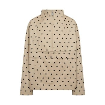 CMDottie jacket angora w. Black dots