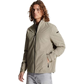 High collar softshell Dried Sage