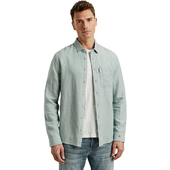 Long Sleeve Shirt Co Li YD Twill Slate