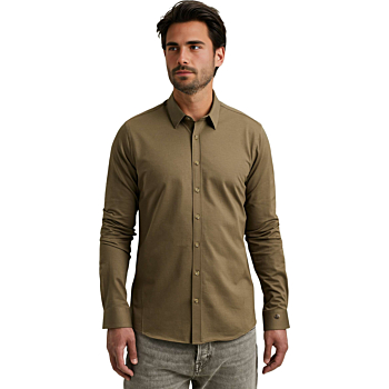 LONG SLEEVE SHIRT Twill Jersey 2 t Brindle