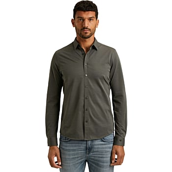 LONG SLEEVE SHIRT Tec Jersey Light Black Sand