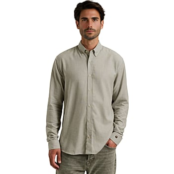 LONG SLEEVE SHIRT YD Stripe Brushe Kambaba