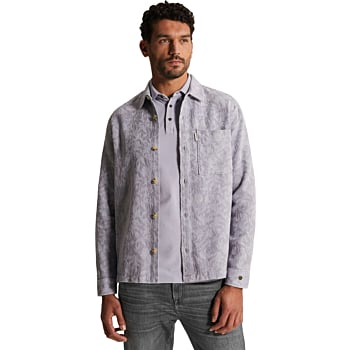 LONG SLEEVE SHIRT Jacquard 2 tone Silver Bullet