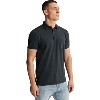 Short sleeve polo slim fit fine pi Sea Storm