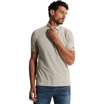 Short sleeve polo slim fit fine pi Belgain Block