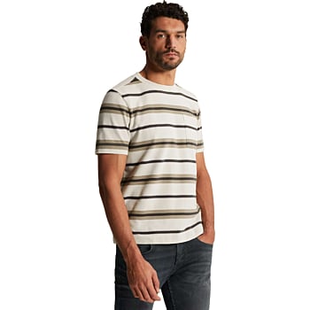 Short sleeve r-neck regular fit st White Onyx