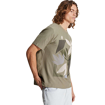 Short sleeve r-neck regular fit tw Dried Sage