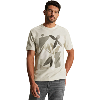 Short sleeve r-neck regular fit tw White Onyx