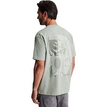 Short sleeve r-neck relaxed fit pe Belgain Block