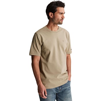 Short sleeve r-neck regular fit in Aluminum