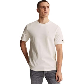 Short sleeve r-neck regular fit in Snow White