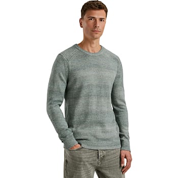 Crewneck cotton mouline Stormy Weather