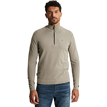 Half zip collar slim fit comfort b Dried Sage
