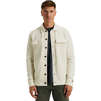 Button jacket soft blend Vaporous Gray