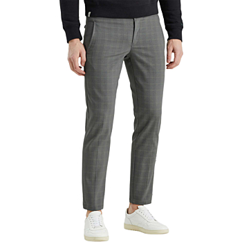 Chino stretch printed check 9159