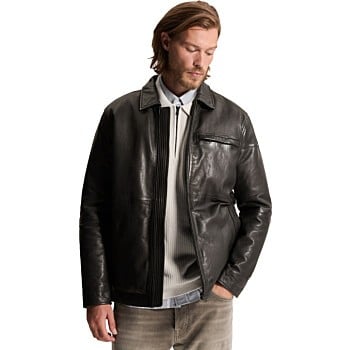 SHORT JACKET SHADED SHEEP Leather Clever Crows