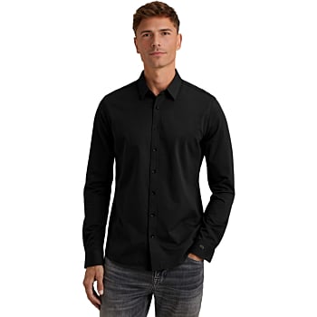 LONG SLEEVE SHIRT Twill Jersey 2 t Black