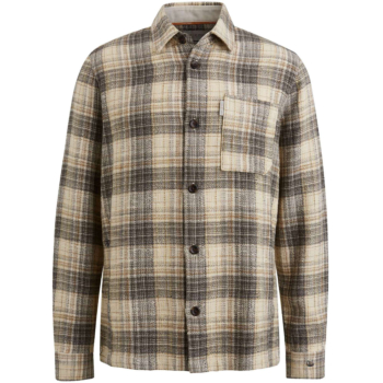 Overhemd lange mouw met ruit regular mulled basil