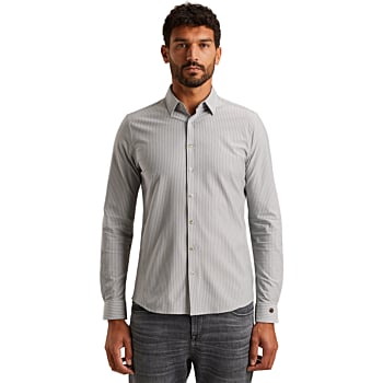 LONG SLEEVE SHIRT Twill Jersey Str Grisaille