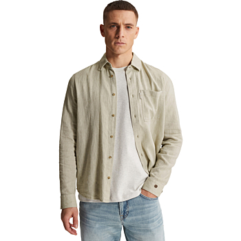 Long sleeve shirt Cotton linen yar Tea