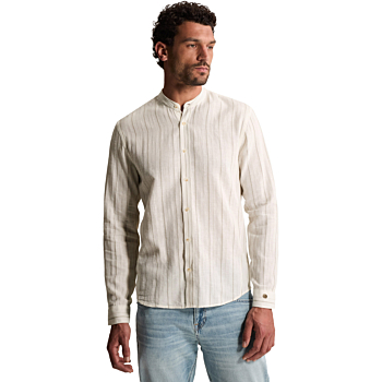 Long sleeve shirt Cotton linen yar Silver Birch