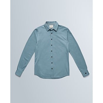 Long sleeve shirt Twill Jersey Blue Mirage