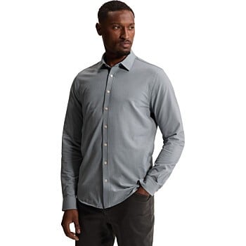 Long sleeve shirt Tech Dobby Jerse Blue Mirage