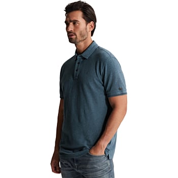 Short sleeve polo slim fit popcorn Turbulence