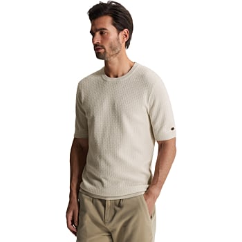 Short sleeve r-neck regular fit co White Onyx