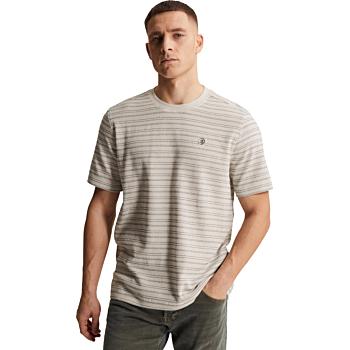 Short sleeve r-neck regular fit st Silver Birch