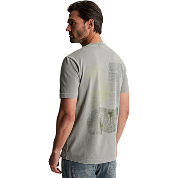 Short sleeve r-neck regular fit wa Limestone