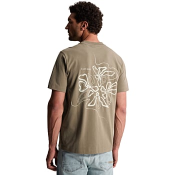 Short sleeve r-neck regular fit si Vetiver