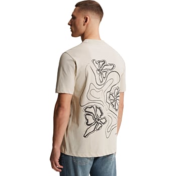 Short sleeve r-neck regular fit si Silver Birch