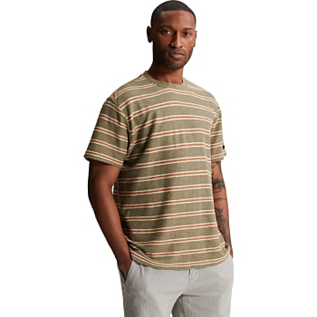 Short sleeve r-neck relaxed fit st Vetiver