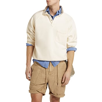 US NAVY POLO SWEATSHIRT HCS