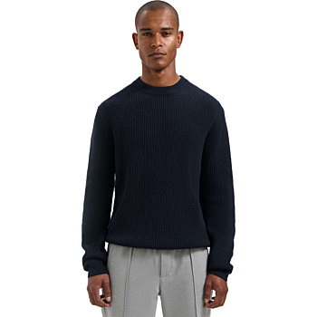 Stef rib Crewneck