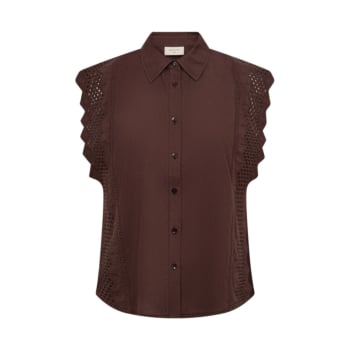 FQBina Blouse Coffee Bean